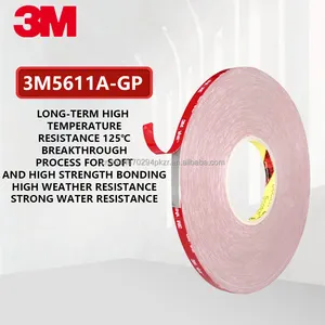 3M 5611 grey double-sided tape Seamless foam strong waterproof permanent foam tape 20mm wide *33m long *1.1mm thick