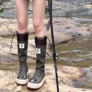 Botas de Lluvia de Mujer Novedad 2025, Botas de Lluvia Altas hasta la Rodilla para Montar, Botas de Lluvia Impermeables de Verano para Mujer - Product Image 2