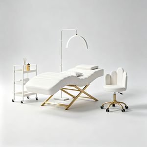Nouvelle arrivée : Lit de beauté en forme de S - Table professionnelle pour extensions de cils et massages pour salon et spa - Product Image 6