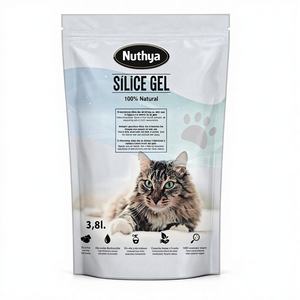 ขายส่ง DongnaiPETS รับผลิตตามสั่ง OEM ทรายแมวซิลิกาเจล 3.8 ลิตร 1.8 กิโลกรัม ควบคุมกลิ่น ไร้ฝุ่น - Product Image 1