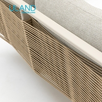 Ensemble de meubles d'extérieur en aluminium moderne Uland - Ensemble de canapés - Meubles de luxe confortables pour cour, villa, hôtel, jardin