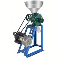 Moulin Commercial Domestique à Grains Secs et Humides pour Riz, Blé, Farine, Soja, Lait de Soja, Maïs, Moteur, Capacité 200 kg/h, Alimentation Animale