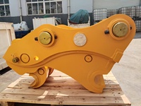 Attache rapide SOOSAN-SB120, diamètre de la goupille 80 mm, connecteur à changement rapide pour excavatrices ou chargeuses-pelleteuses de 55 à 65 tonnes