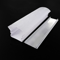Boîtier de tube LED d'extrusion de fabrication chinoise, 1200 mm, IP65, abat-jour de tube LED, luminaire approuvé RoHS