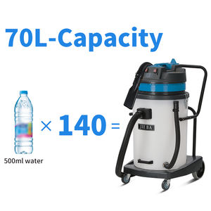 Aspirapolvere Commerciale Blu da 70L per Autolavaggio, Macchina per Pulizia ad Alta Potenza 2000W - Product Image 5