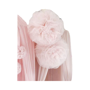 Décor de boule de pompon en tulle pour mariage et maison pour décoration de maison de bébé et fournitures de fête - Product Image 1