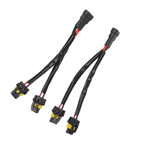 Câble répartiteur en Y pour phares OEM 9005 9006 mâle-femelle, faisceau adaptateur de phare en plastique avec âme en cuivre pour camion