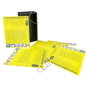 Shanli Custom Product Card Gelb beschichtete Papierband-Ketten kopf karten