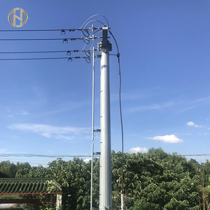 Poste Eléctrico FUTAO, Poste de Telecomunicaciones, Poste Metálico Octagonal de Acero Galvanizado en Caliente con Accesorios Eléctricos - Product Image 6