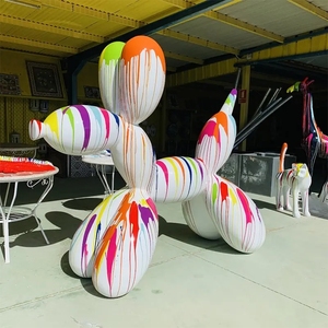 Tùy Chỉnh Lớn Hiện Đại Nghệ Thuật Ngoài Trời Bóng Con Chó Gương Bức Tượng Sợi Thủy Tinh Inflatables Cho Công Viên Quảng Cáo Vườn Đảng Sự Kiện - Product Image 3