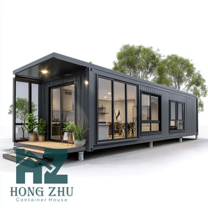 DYHZCE Exportation de Chine Design contemporain Cabine de chasse préfabriquée Abri en acier durable en milieu sauvage Commodités de base <span class=keywords><strong>Conteneur</strong></span> noir - Product Image 3