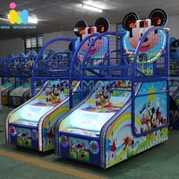 Máquina de Baloncesto Miniatura Directo de Fábrica, Operada con Monedas, para Interiores, Personalizable, para Parques de Diversiones, Máquina de Juego de Baloncesto Portátil para Niños
