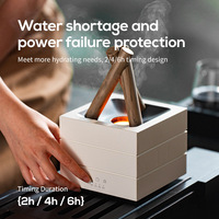 Diffuseur d'aromathérapie électrique portable populaire en plastique, humidificateur d'huiles essentielles USB ultrasonique style bougie 3D pour la maison