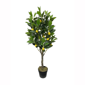 Cây cảnh bonsai trái cây giả trang trí nhà cửa mới nhất, bán buôn cây nhân tạo, cây chanh nhân tạo - Product Image 3