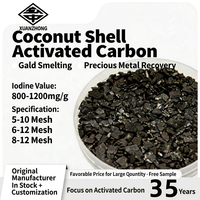 Charbon actif personnalisé en coque de noix de coco pour le traitement des eaux, produits chimiques, certifié ISO 9001, origine CN/SHX