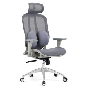 Silla de Oficina Ergonómica Moderna de Malla de Nailon Ajustable y Giratoria para Personas Altas y de Gran Tamaño, con Reposabrazos Ajustables y Soporte Lumbar Autoajustable - Product Image 2