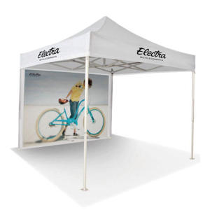 Tente d'exposition personnalisée avec logo, auvent extérieur pliable, gazebo, tente de salon professionnel pour affichage publicitaire et promotion des entreprises - Product Image 1