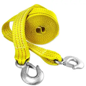 5T tow rope/recovery rope/tow strap with eye hook