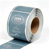 Autocollant imprimé personnalisé de qualité supérieure OEM de l'usine Jinyu, étiquette imperméable pour conteneur de thé ou de boisson
