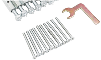 Tige de fixation OEM pour boîtier encastré de type 86, boîtier de réparation de type 118, panneau de prise interrupteur, boîte de jonction universelle pour câblage