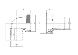 ข้อต่อท่อพีวีซีแบบข้อศอก 90 องศา พร้อมโอริงซีล สำหรับงานประปาสำเร็จรูปจากญี่ปุ่น - Product Image 2