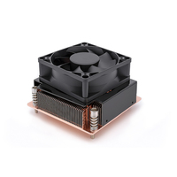 Refroidisseur de processeur actif avec ventilateur PWM 80mm 4 broches VC plaque de trempage radiateur chambre de vapeur dissipateur thermique CPU pour processeur serveur 2U LGA 1700
