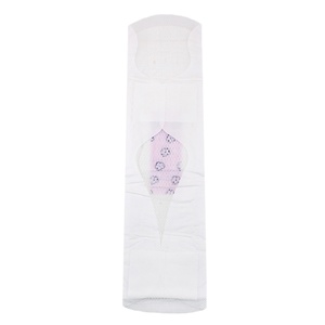 Serviettes hygiéniques à ailettes 100% coton biologique certifié, respirantes, super absorbantes, longueur 350 mm, usage nocturne, biodégradables - Product Image 5