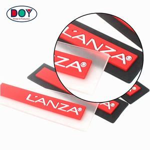 Wholesale Custom Embossed Brand Name Logo Injection Clear Soft <strong>PVC</strong> Rubber Patches <strong>Labels</strong> for Backpack - Product Image 5