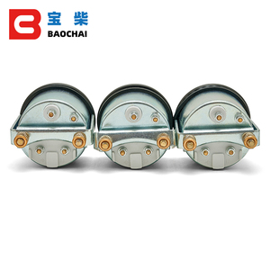발전기 부속품 연료유 레벨 게이지 0~10바 오일 압력 게이지 40~120도 수온 게이지 - Product Image 2