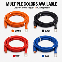 Câble de charge pour véhicules électriques EVRP 1500V haute tension blindé, âme en cuivre, isolation en caoutchouc silicone, nouveau câble de recharge pour énergie nouvelle 1M, personnalisable OEM