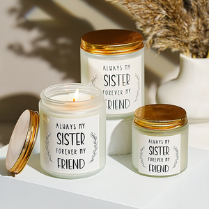 Vela perfumada sin humo de cera de soja, 8 OZ, pera, limón, albahaca, bergamota, cedro, lila, personalizada, con tapas y caja para aromaterapia casera - Product Image 4