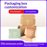Kotak Kemasan Bergelombang Warna-Warni Kustom untuk Hadiah & Pakaian, Cetak Warna Ekstra Kuat, Cetak UV, Kustomisasi Kotak Pesawat