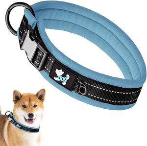 Yansıtıcı katı desen toka ile 2025 son modelleri ayarlanabilir naylon köpek tasması kişiselleştirilmiş güvenlik klasik tarzı köpek yaka - Product Image 3