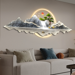 Cuadros Decorativos Modernos de Acrílico con Grabado UV, Hechos a Mano, para Decoración de Paredes de Sala de Estar, Hoteles y Fondos - Product Image 2