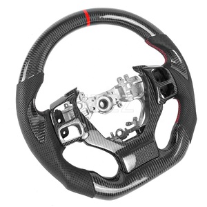 Volante de fibra de carbono de gamuza Alcantara mejorado para <span class=keywords><strong>Lexus</strong></span> NX LC LS IS ISF GS Interior automotriz 2020 2021 2022 <span class=keywords><strong>2023</strong></span> 2024 - Product Image 4