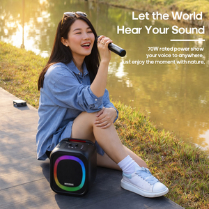 Altavoz Multimedia RGB BT Mosbros KaraBass 7K con Diámetro <span class=keywords><strong>de</strong></span> 133MM, BT V5.3 y Batería <span class=keywords><strong>de</strong></span> 12000mAh <span class=keywords><strong>para</strong></span> Exteriores - Product Image 2