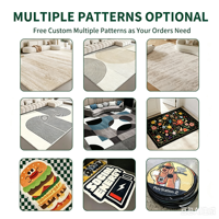 Tapis d'intérieur vintage de style persan imprimé en polyester, fabriqué à la machine, antidérapant, à poils moyens, pour salon, chambre à coucher, taille personnalisée