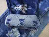 Tela de tejido Jacquard teñida con hilo de patrón de oso no elástico Blen de algodón y poliéster de 180cm para bolsos/vaqueros/chaquetas/vestidos