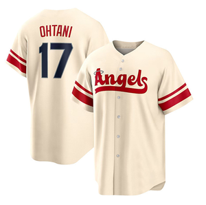 Nouveau maillot de baseball Los Angeles cousu 2025 OHTANI 17 avec tous les logos pour hommes - Product Image 2