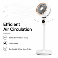 Ventilateur oscillant électrique robuste et peu encombrant, idéal pour le camping en extérieur, avec trépied flexible, pour usage hôtelier - Meilleure vente 2025