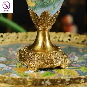 Antik iç tasarım sergiler bronz dekoratif ürünler seramik süsler aksesuarları ev dekor