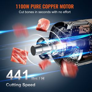 Commercial 1100W Electric Stainless Steel Countertop Bandsaw 19.3\" X 15\" Workbeach <b>Meat</b> <b>Processing</b> <b>Machine</b> 0.16-7.9 Inch - Product Image 3