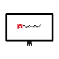 Personnalisé OEM Grande 43 pouces Cadre Ouvert PCAP Projeté Multi Écran Tactile Capacitif Panneau de Capteur avec L'interface D'USB Bas NRE coût