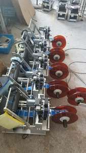 Bropac MT50 Tabletop Semi Automatic Manual Small Round Plastic Glass Bottle Can Paper Sticker Labeling Machine - Product Image 2