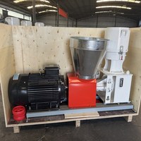 Moulin à granulés d'alfalfa de haute qualité, neuf, robuste, pour la fabrication d'aliments pour bétail, capacité de 300 kg/h, fonctionnement facile