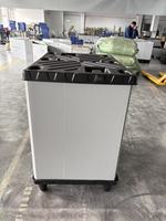 Boîte de palette pliable en PP/HDPE ondulé 800x600mm pour l'emballage logistique, conception graphique personnalisée, options d'épaisseur 3/2/1mm
