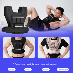 <span class=keywords><strong>Chaleco</strong></span> con Peso Ajustable <span class=keywords><strong>para</strong></span> Entrenamiento Funcional, <span class=keywords><strong>Ejercicio</strong></span> con Pesas de Hierro, Resistente, <span class=keywords><strong>para</strong></span> Correr con Peso, <span class=keywords><strong>para</strong></span> Hombres y Mujeres - Product Image 4