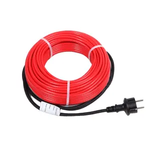 concrete curing heating cable with plug soil heating cable