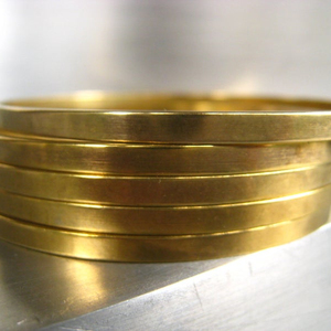 Pulsera de Latón Hecha a Mano Happiness - Product Image 1