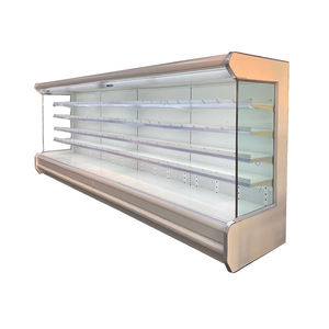 <span class=keywords><strong>Armoire</strong></span> à boissons commerciale refroidie par air <span class=keywords><strong>armoire</strong></span> à rideaux d'air à <span class=keywords><strong>basse</strong></span> température pour lait et fruits - Product Image 6